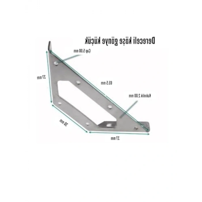 10 Adet Metal Köşe Bağlantı Aparatı Seti