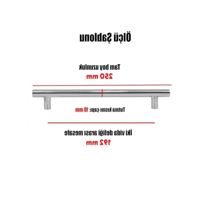 10 Adet Metal Kulp - 192 mm