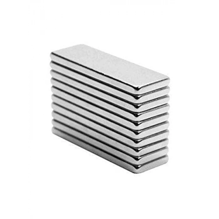 10 Adet Neodyum Mıknatıs, 30x10x2 mm