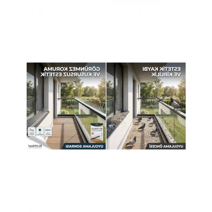 10 Adet Profesyonel Kuş Kovar, Dikenli Sistem, Koruma Aparatı