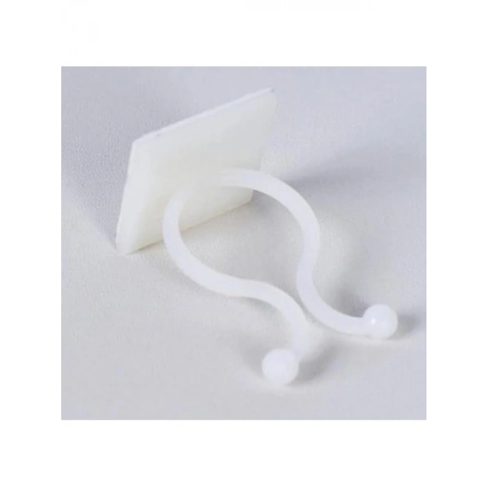 10 Adet Yapışkanlı Bitki Klipsi - Sarmaşık ve Çiçek Tutucu