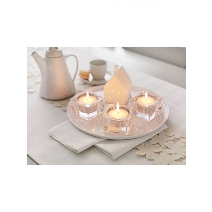 10 Adet Yumuşak Ateşli, Dumansız Tealight Mum