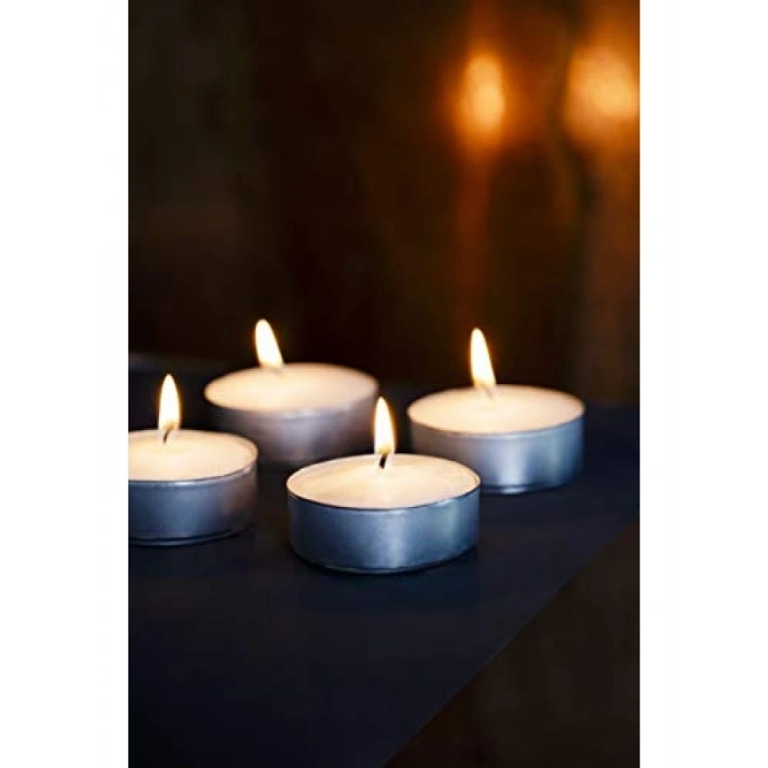 10 Adet Yumuşak Ateşli, Dumansız Tealight Mum