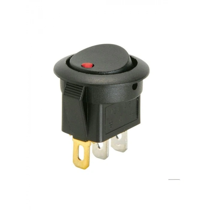 10 Adet Yuvarlak Elektrik Düğmesi ON-OFF Anahtar