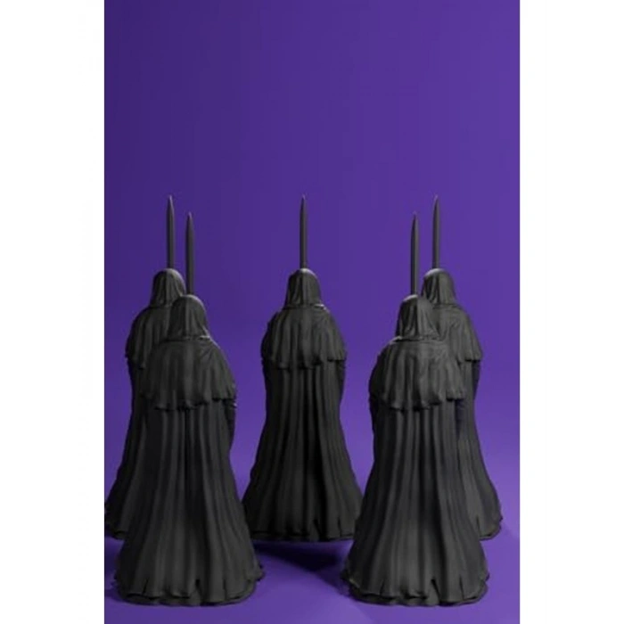 10 Cm Boyutunda Yüzüklerin Efendisi Temalı Nazgul Figür Seti