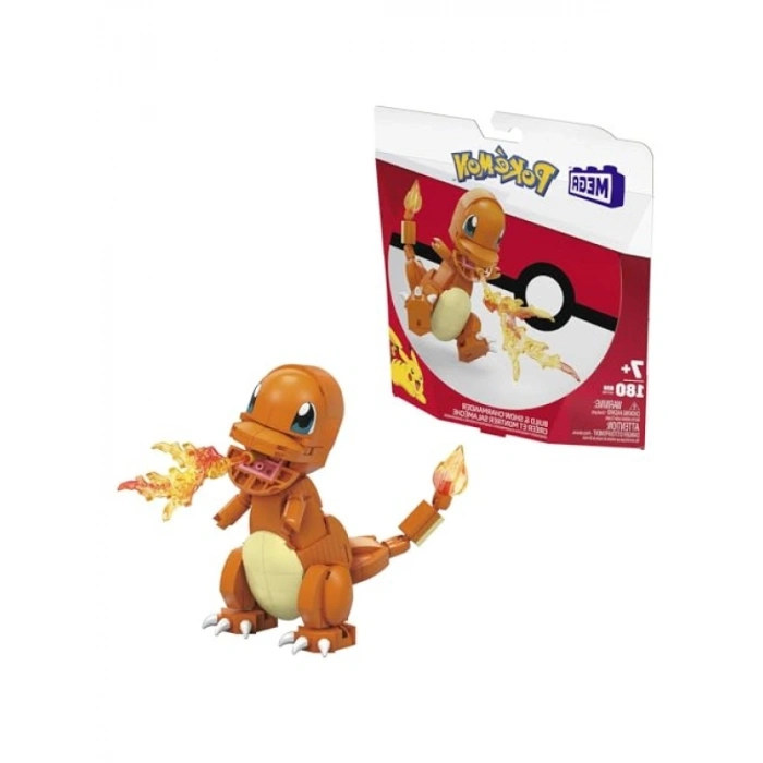10 cm Eklemleri Bükülebilen Charmander Yapım Seti (185 Parça)