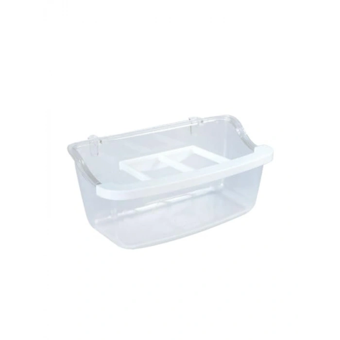 10 cm Izgaralı Şeffaf Kuş Yemliği - 36 Adet