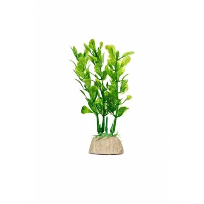 10 cm Plastik Akvaryum Bitkisi, Doğal Görünüm