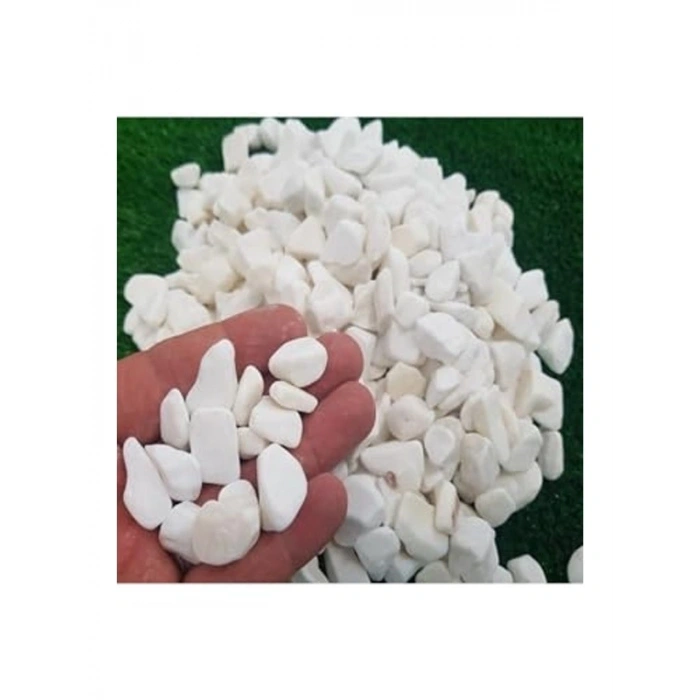 10 Kg Beyaz Dolomit Taş - Bahçe ve Akvaryum İçin