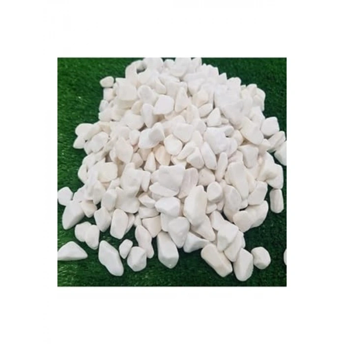 10 Kg Beyaz Dolomit Taş - Bahçe ve Akvaryum İçin