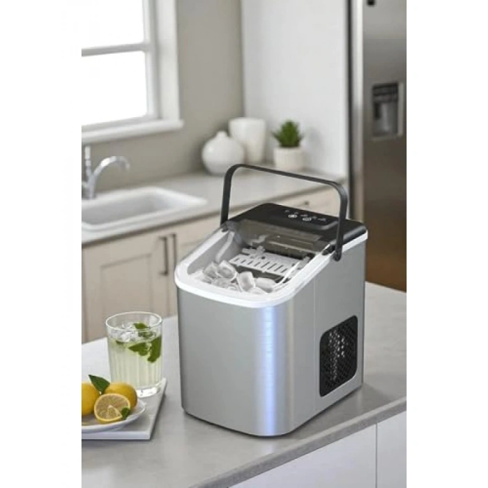 10 kg Kapasiteli, Ayarlanabilir Boyutlu Buz Makinesi