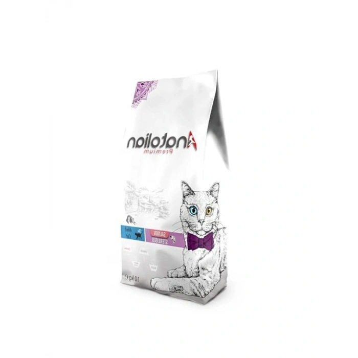 10 kg Somon Etli Kısırlaştırılmış Kedi Maması, Premium