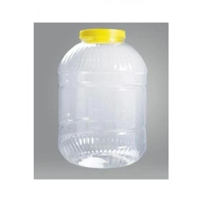 10 Litre Kapaklı Şeffaf Gövde Turşu Bidonu