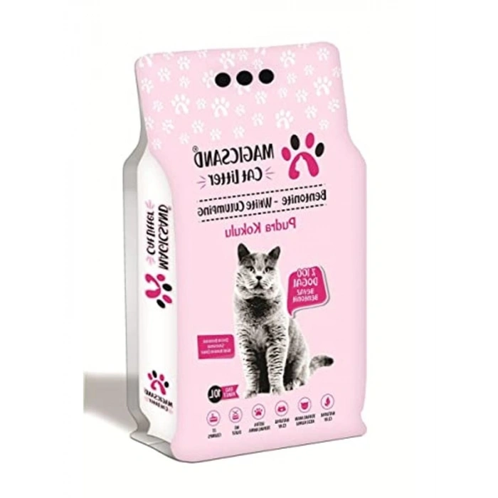 10 Litrelik İnce Taneli Pudralı Kedi Kumu, Magic Sand