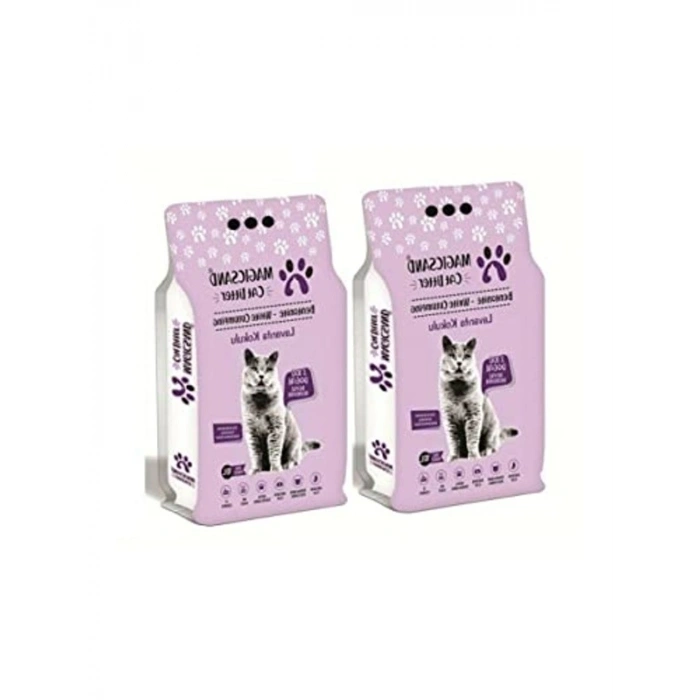 10 Lt Lavanta Kokulu Kedi Kumu, Magic Sand, 2 Adet