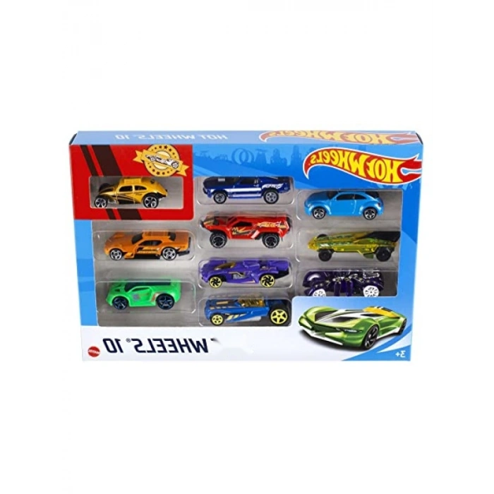 10lu Oyuncak Araba Seti, 1:64 Ölçek