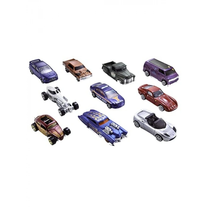 10lu Oyuncak Araba Seti, 1:64 Ölçek