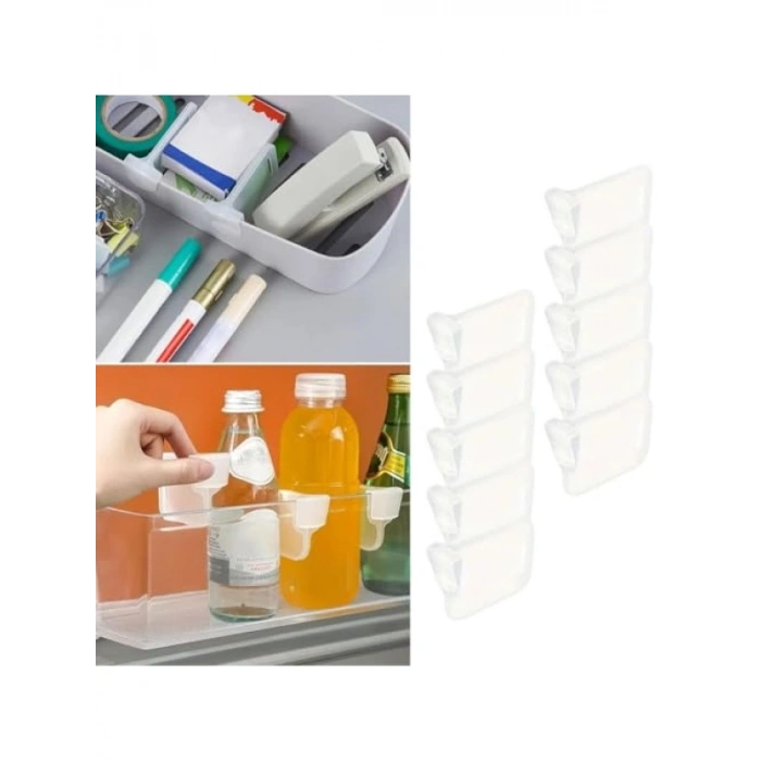 10lu Şeffaf Buzdolabı Düzenleyici Seti