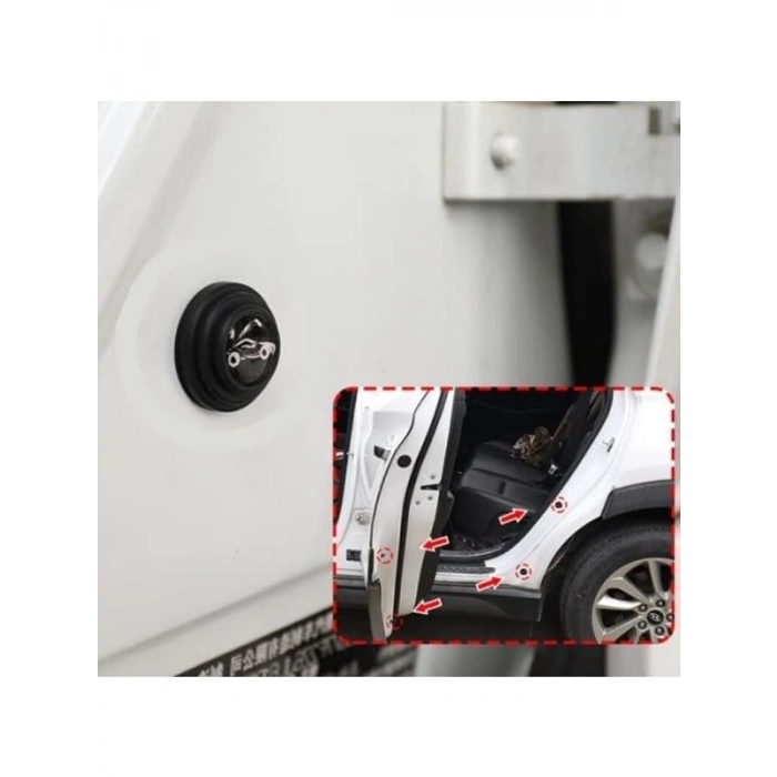 10lu Set Araba Kapı Ses Önleyici ve Darbe Emici Pad Aparat