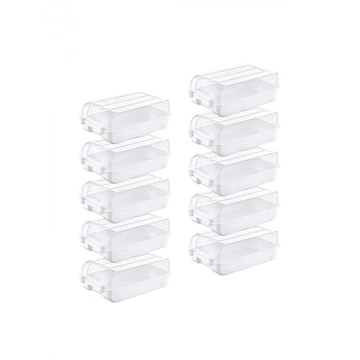 10lu Set Erkek Beyaz Ayakkabı Kutusu