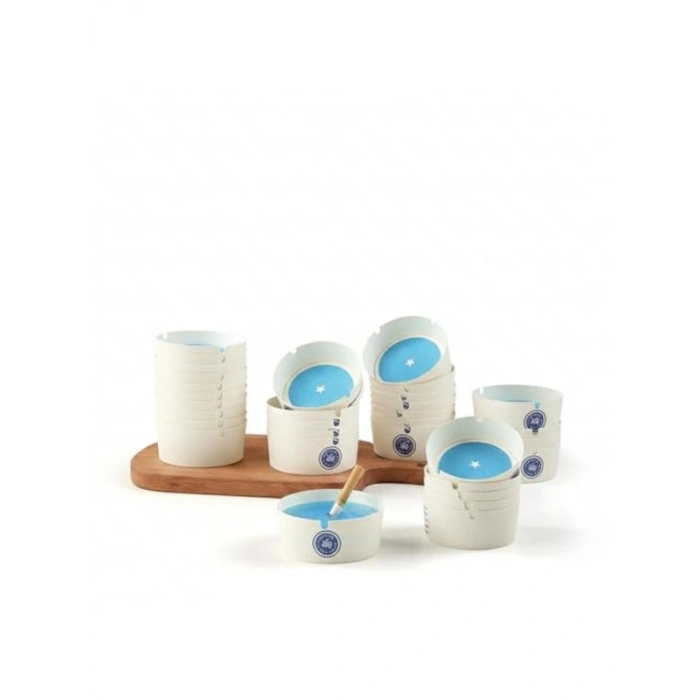 10lu Set Tek Kullanımlık Kül Tablası, Su ile Aktifleşen