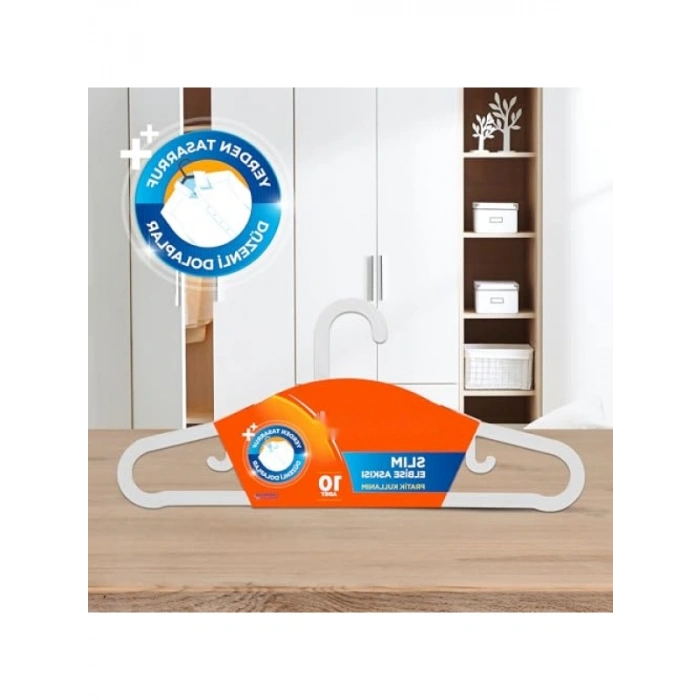 10lu Slim Elbise Askısı Seti