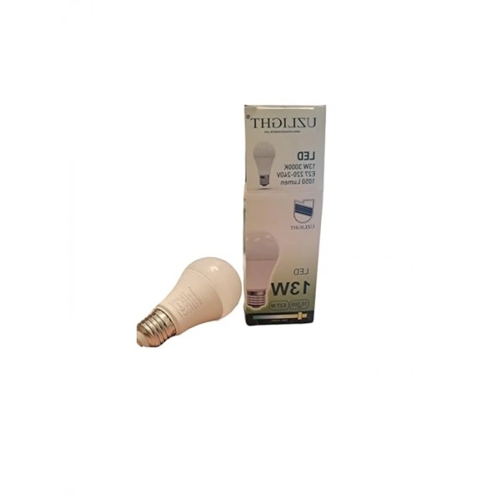 10lu Uzlight 13W E27 Duy Led Ampul, 3000K Sarı Işık