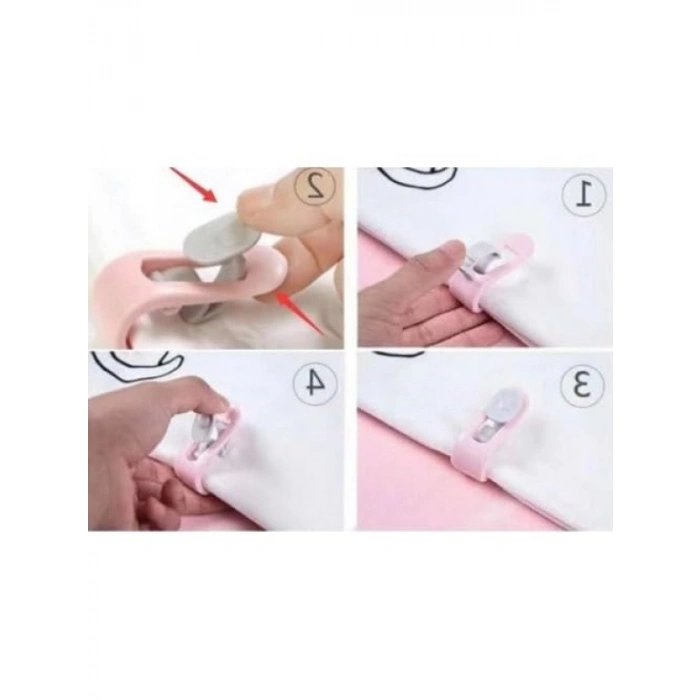 10lu Yorgan Klipsi Seti - İğnesiz Sabitleyici Klipsler