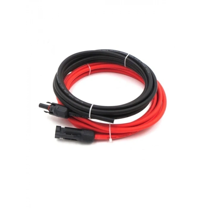 10 Metre 6mm Güneş Paneli Hazır Solar Kablo