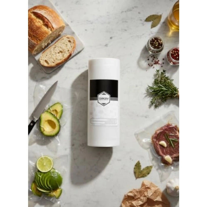 10 Metre Tırtıklı Rulo Vakum Poşeti, 25 cm Seçenekli