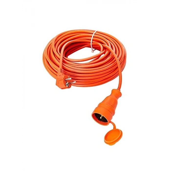 10 Metre Uzatma Kablosu 3x1.5 mm Turuncu Renk