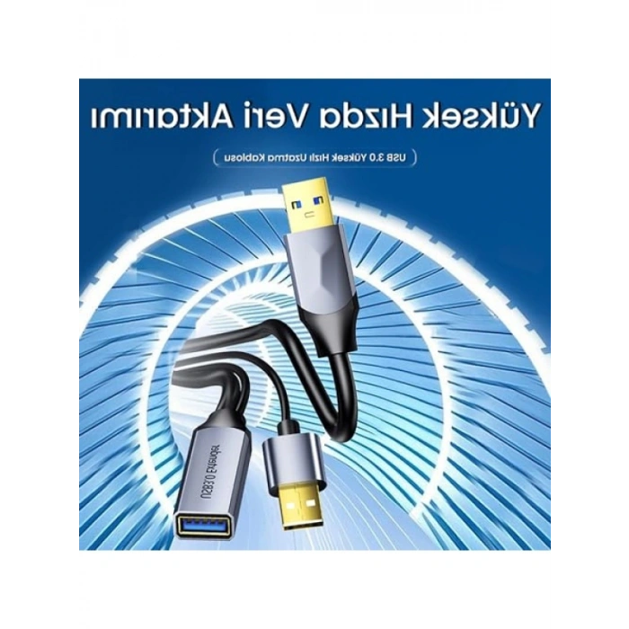 10 Metre Uzatma Kablosu – USB 3.0 Sinyal Güçlendirici Extender