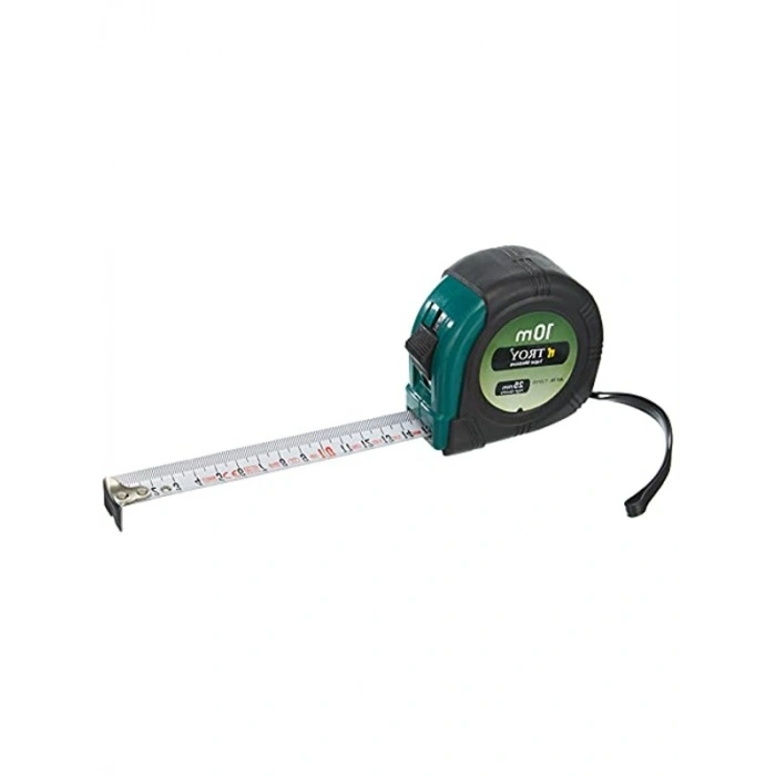 10 Metre Uzunluğunda Stoperli Şerit Metre, 25 Mm Genişlik