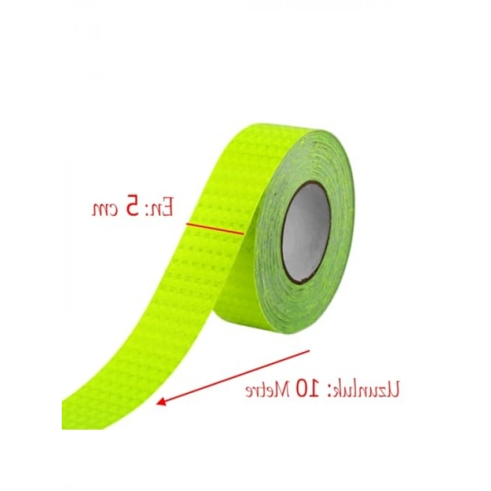 10 Metre Yapışkanlı Gece Parlayan Reflektif Bant