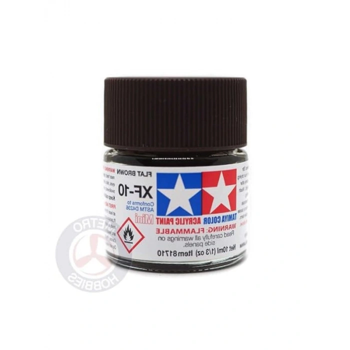 10 ml Flat Brown Mat Akrilik Boya, Sanat Çalışmaları için Uygun