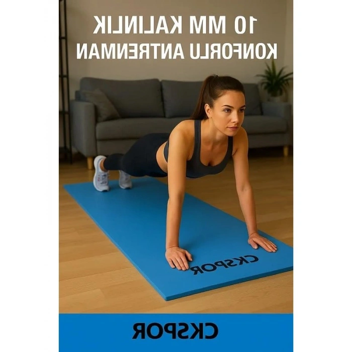 10 Mm Kalınlığında Pilates Egzersiz Matı, Rahat ve Fonksiyonel