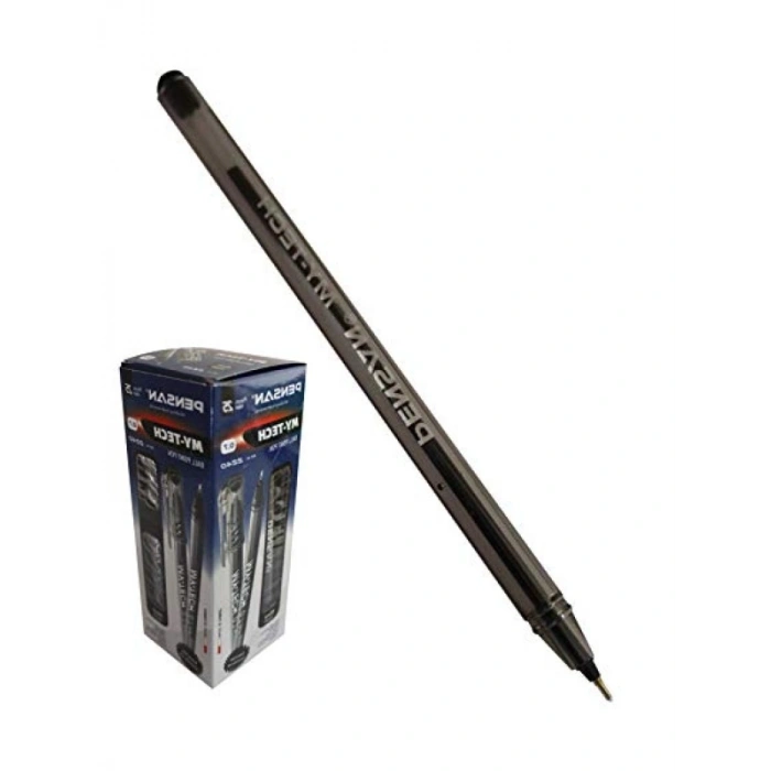 1,0 mm Siyah Tükenmez Kalem (25 Adet)