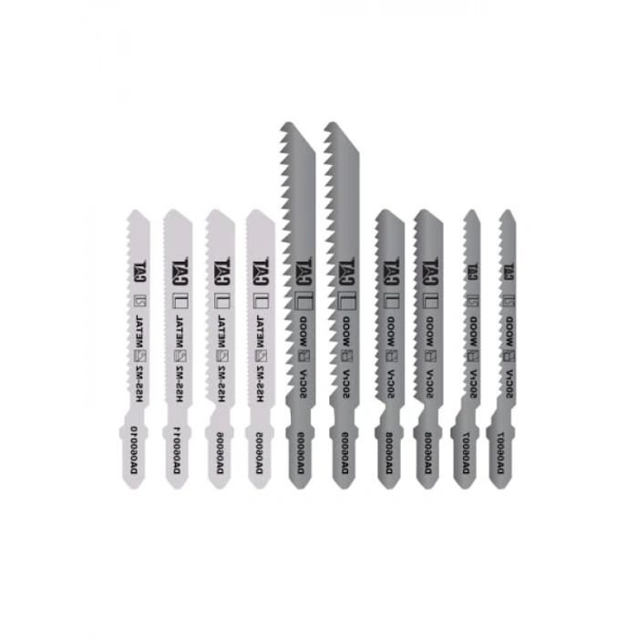 10 Parça Profesyonel Metal/Ahşap Dekupaj Testere Ucu