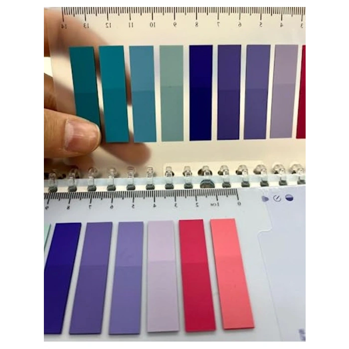 10 Renkli Şeffaf İndeks Sticker Seti, Kitap Ayracı İçin