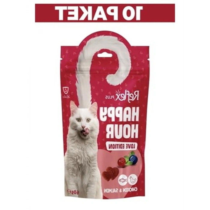 10 x 60g Tavuk ve Somon Aromalı Kedi Ödülü, Özel Lezzet