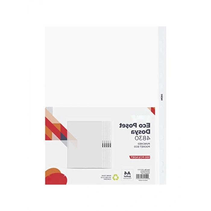 100 Adet 4830-ECO Poşet Dosya