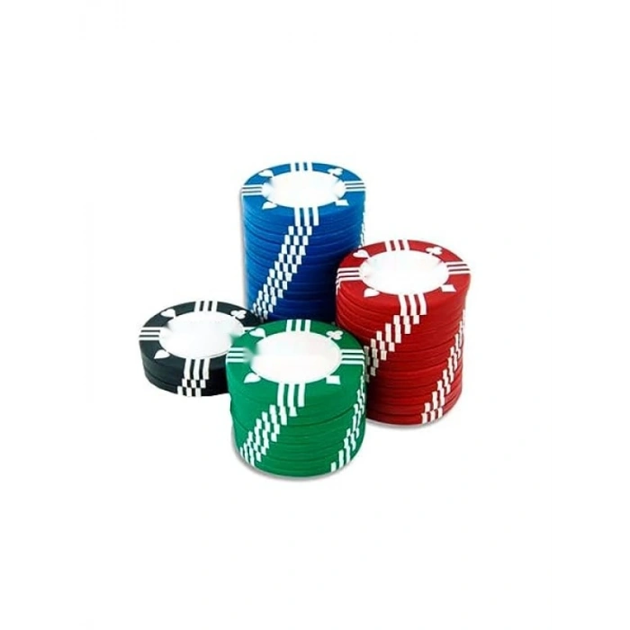 100 Adet 8 Gram Poker Çipi - Kaliteli Kumanda Seti