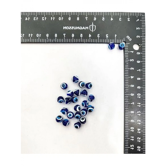 100 ADET 8 MM Nazar Boncuğu - Akrilik Malzeme