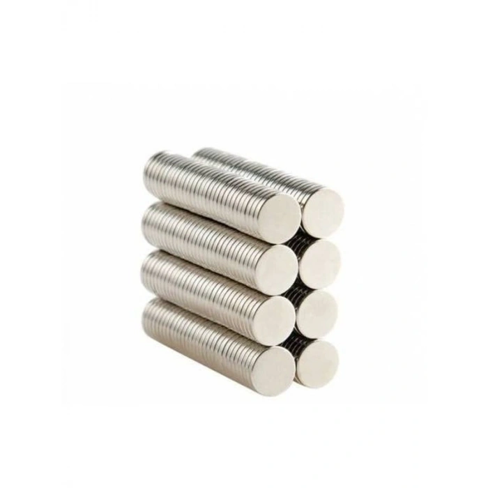 100 Adet 8 mm Yuvarlak Güçlü Neodyum Mıknatıs