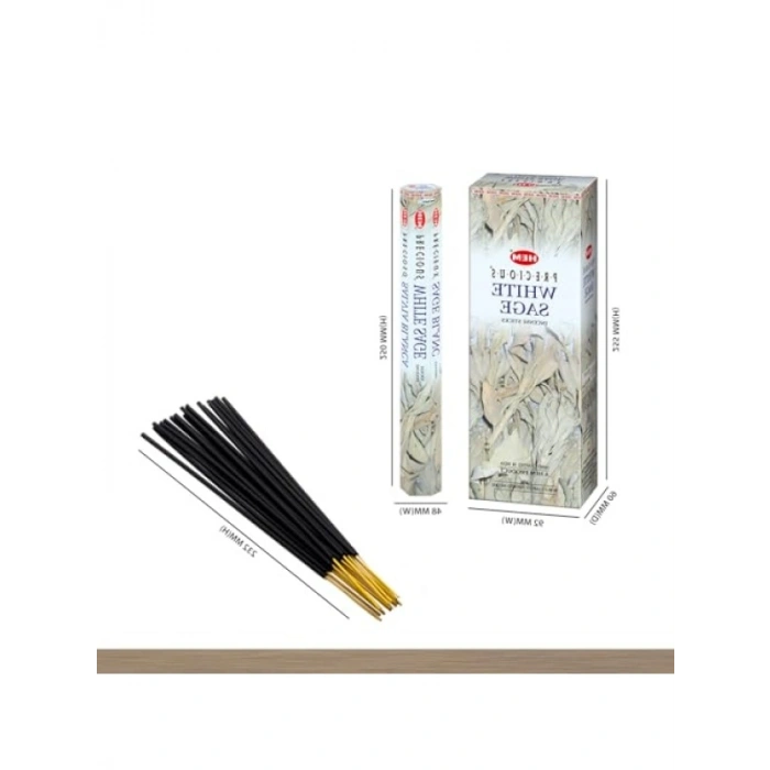 100 Adet Adaçayı Tütsü Çubuğu - Rahatlatıcı Kokular