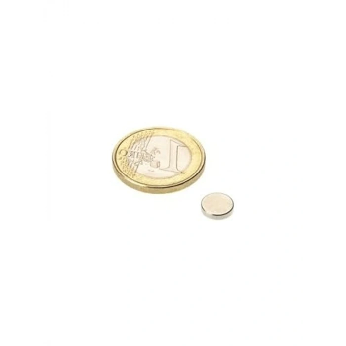 100 Adet Neodyum Mıknatıs, 8 mm Çap, 2 mm Kalınlık