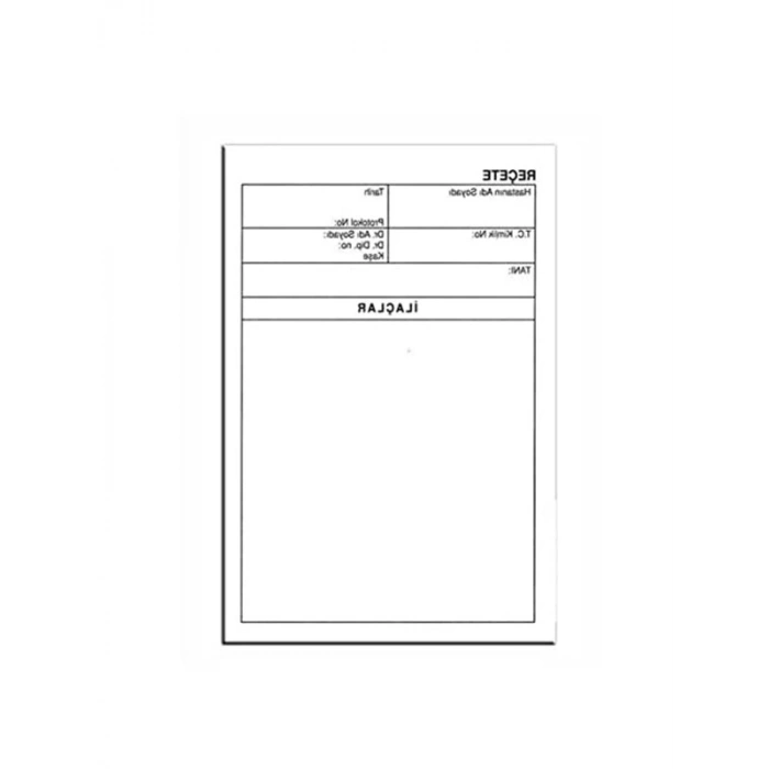 100 Adet Reçete Kağıdı, Kaliteli