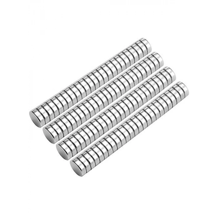 100 Adet Yuvarlak Mini Mıknatıs Seti, 5x1 mm