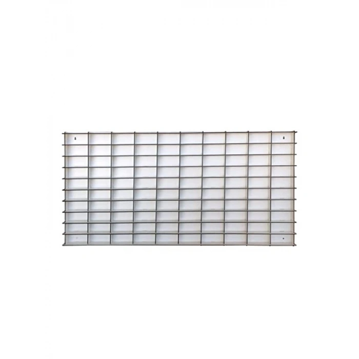 100 Araçlık Hobi Araba Rafı, Yatay Tasarım, Beyaz