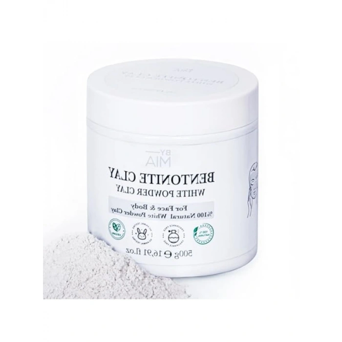 %100 Doğal Beyaz Bentonit Kili 500 gr